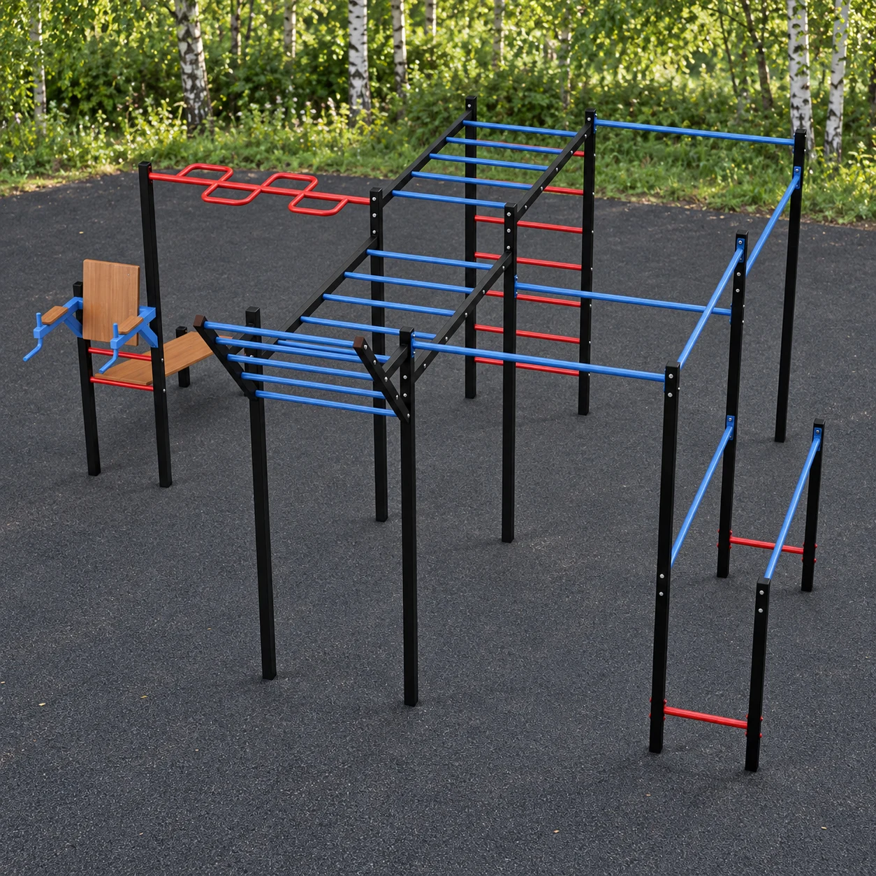Спортивная площадка (W-291): внешний вид оборудования